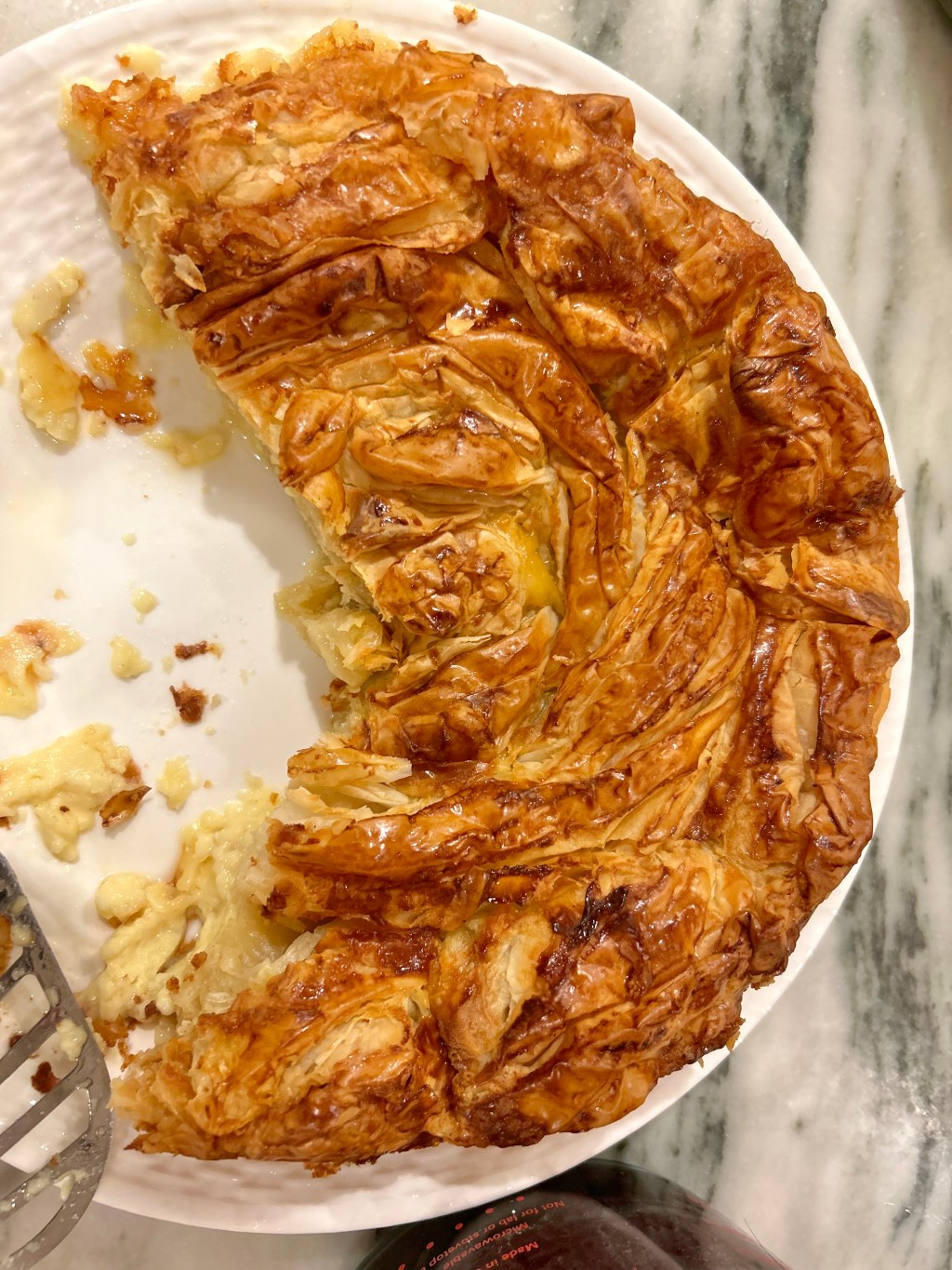 Lemon Greek Custard Pie&nbsp;(Soufra)